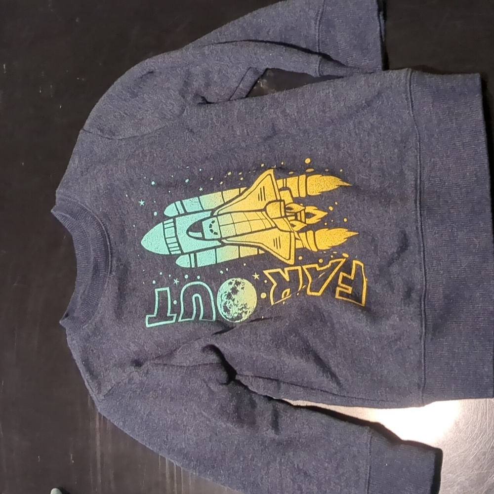 Jumping Beans space sweater 2T